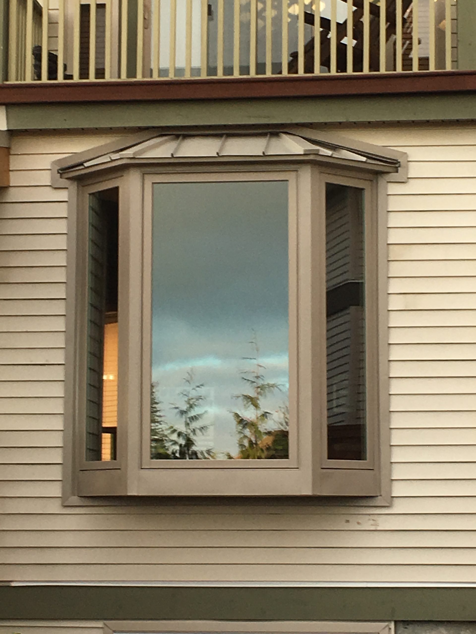45 degree Bay Metal Roof Terratone