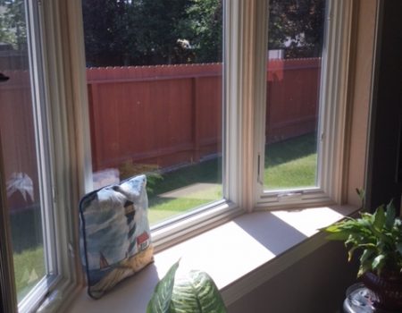 Bay window unfinished seat and frame full
