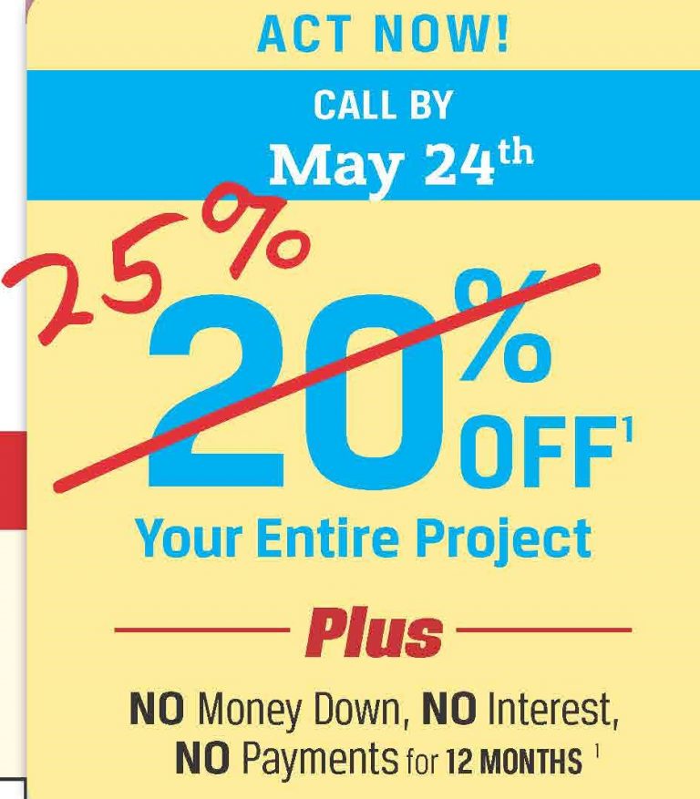 May 24th 25% Special Offers