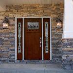 Provia Entry Door Signet Fiberglass Fit Stained