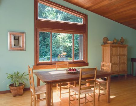Windows Casement Triple Under Specialty Shape Stained Pine Interior Windows Casement Triple Under Specialty Shape Stained Pine Interior