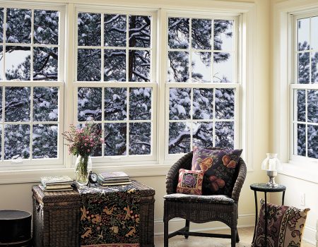 Windows Double Hung Full Divided Lite Grilles White Interior Oversized Trim Windows Double Hung Full Divided Lite Grilles White Interior Oversized Trim