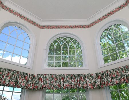 Windows Specialty Shape White Interior Full Divited Lite Grilles Gothic Pattern Windows Specialty Shape White Interior Full Divited Lite Grilles Gothic Pattern